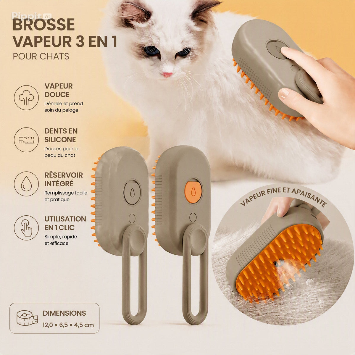 Pro Detangling Steam Brush