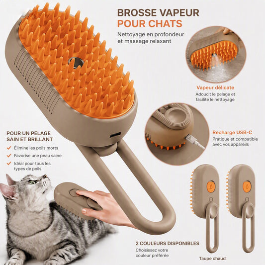 Brosse Vapeur Démêlante Pro